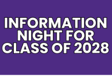 Info NIght Class of 2028