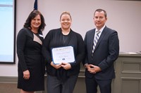 Principal, Volunteer of the Month and Superintendent