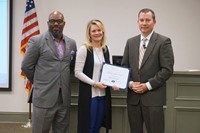 Principal, Volunteer of the Month and Superintendent 