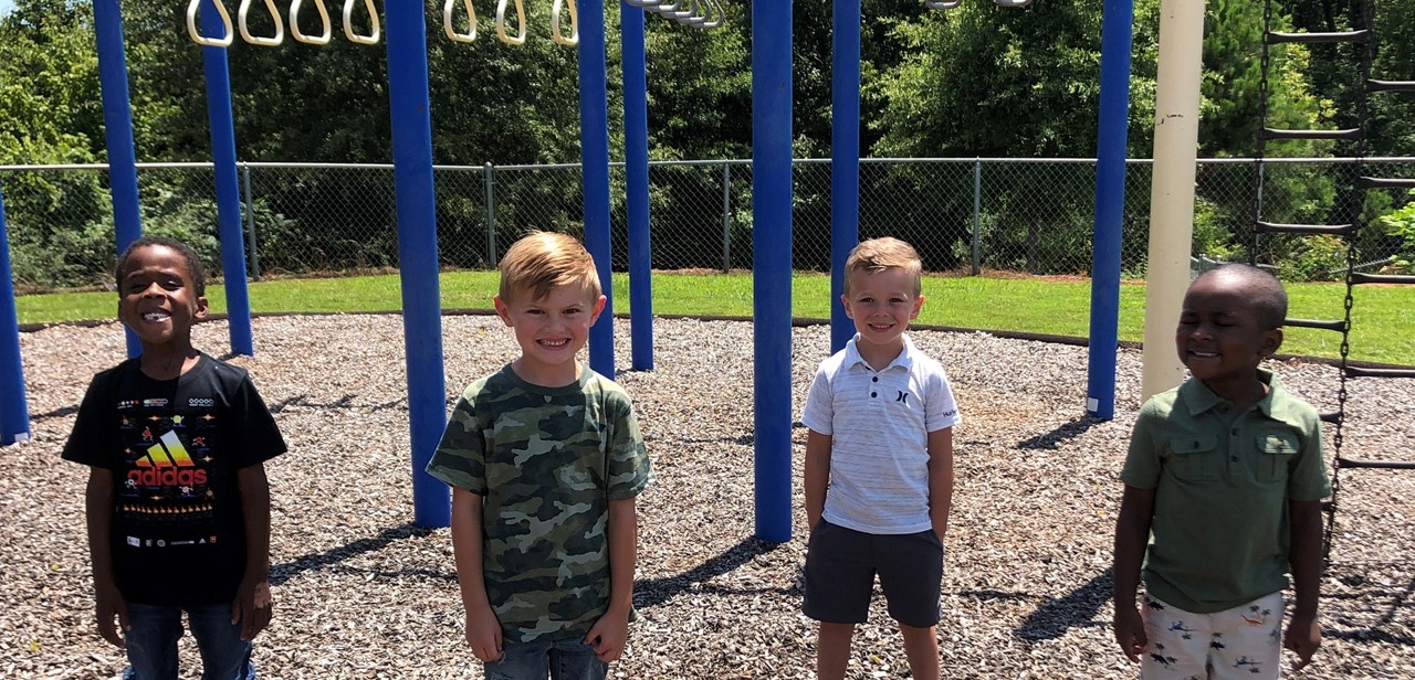 boys on playground