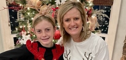 Nurse Dunbar and her daughter getting into the holiday spirit!