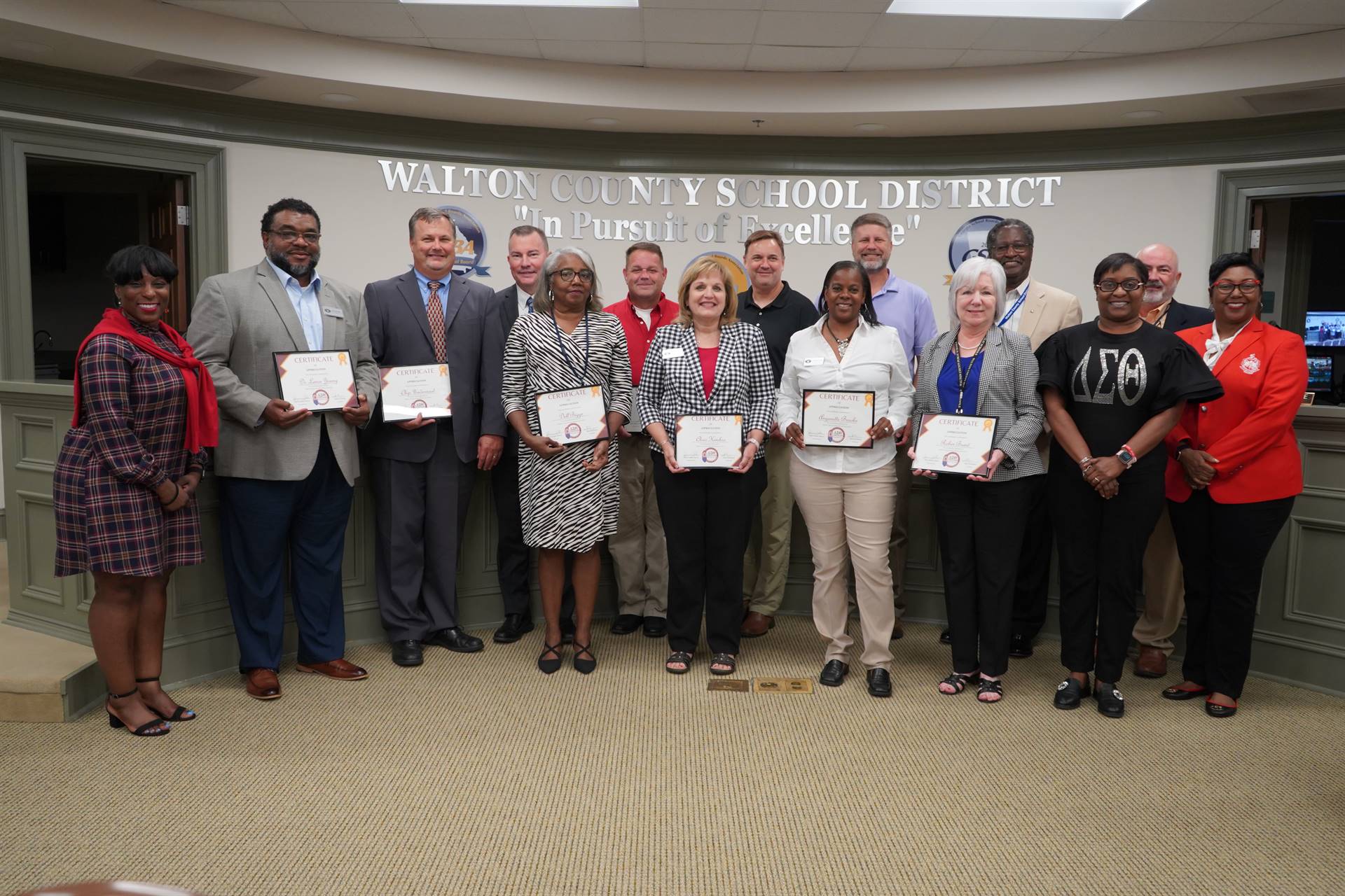 BOE Meeting Recognition
